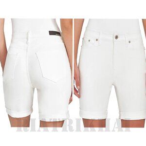 DKNY Women's Denim‎ Bermuda Short  Color: White